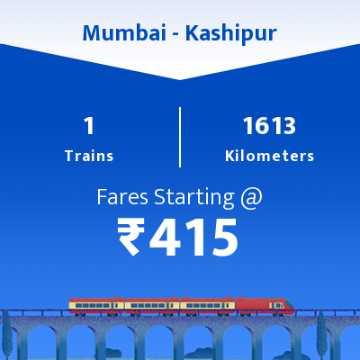 Mumbai To Kashipur Trains